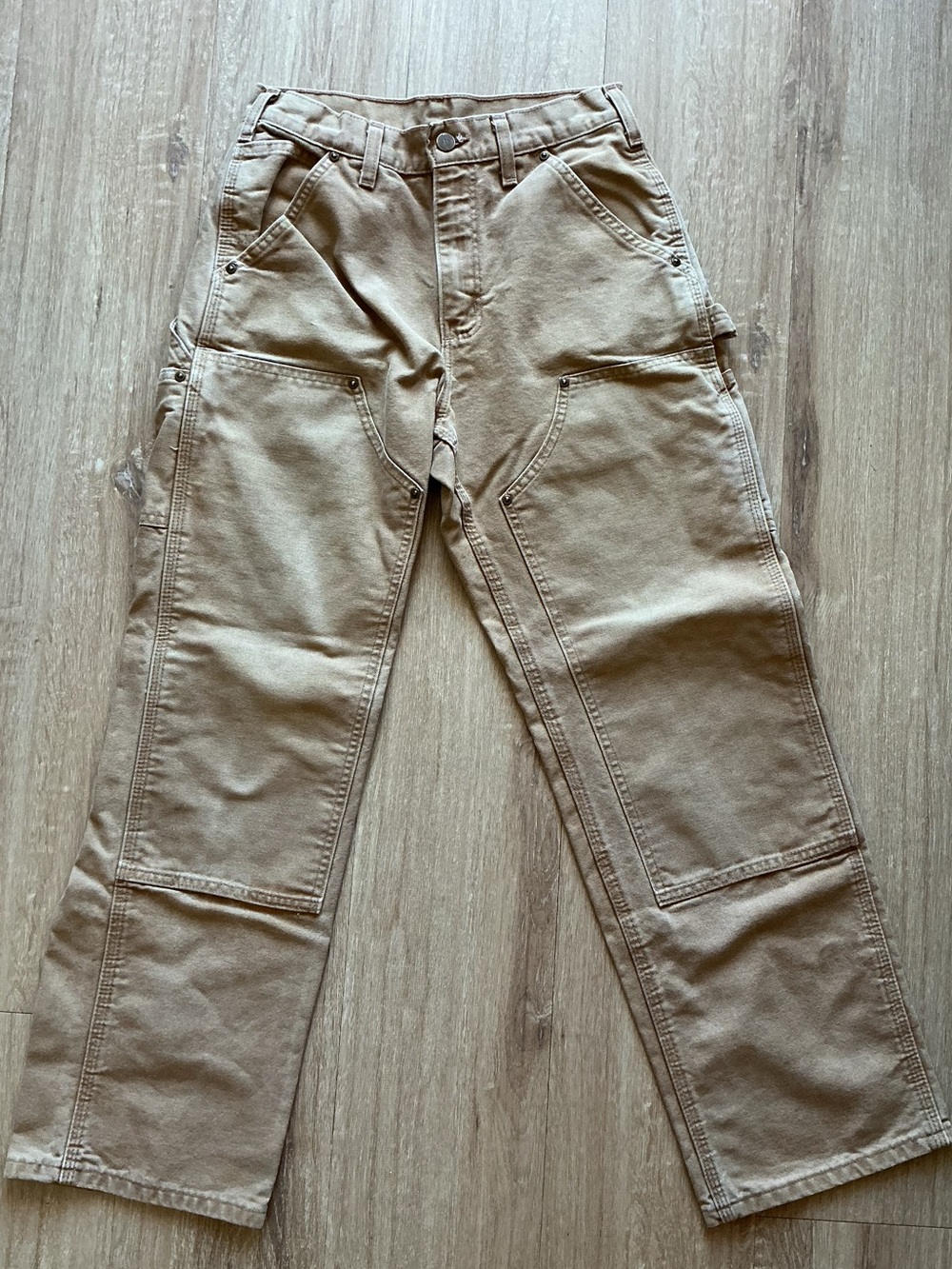 Carhartt Men's Tan Cargo Work Pants 28x30
